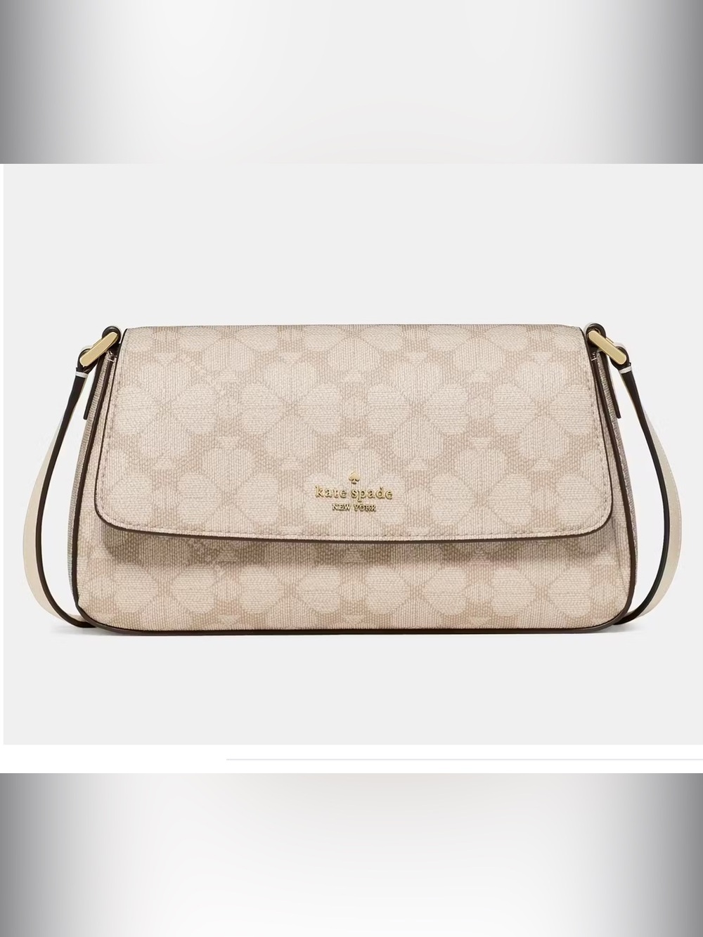 Kate Spade Sutton Spade Flower Mini Crossbody-
Beige & Cream Floral